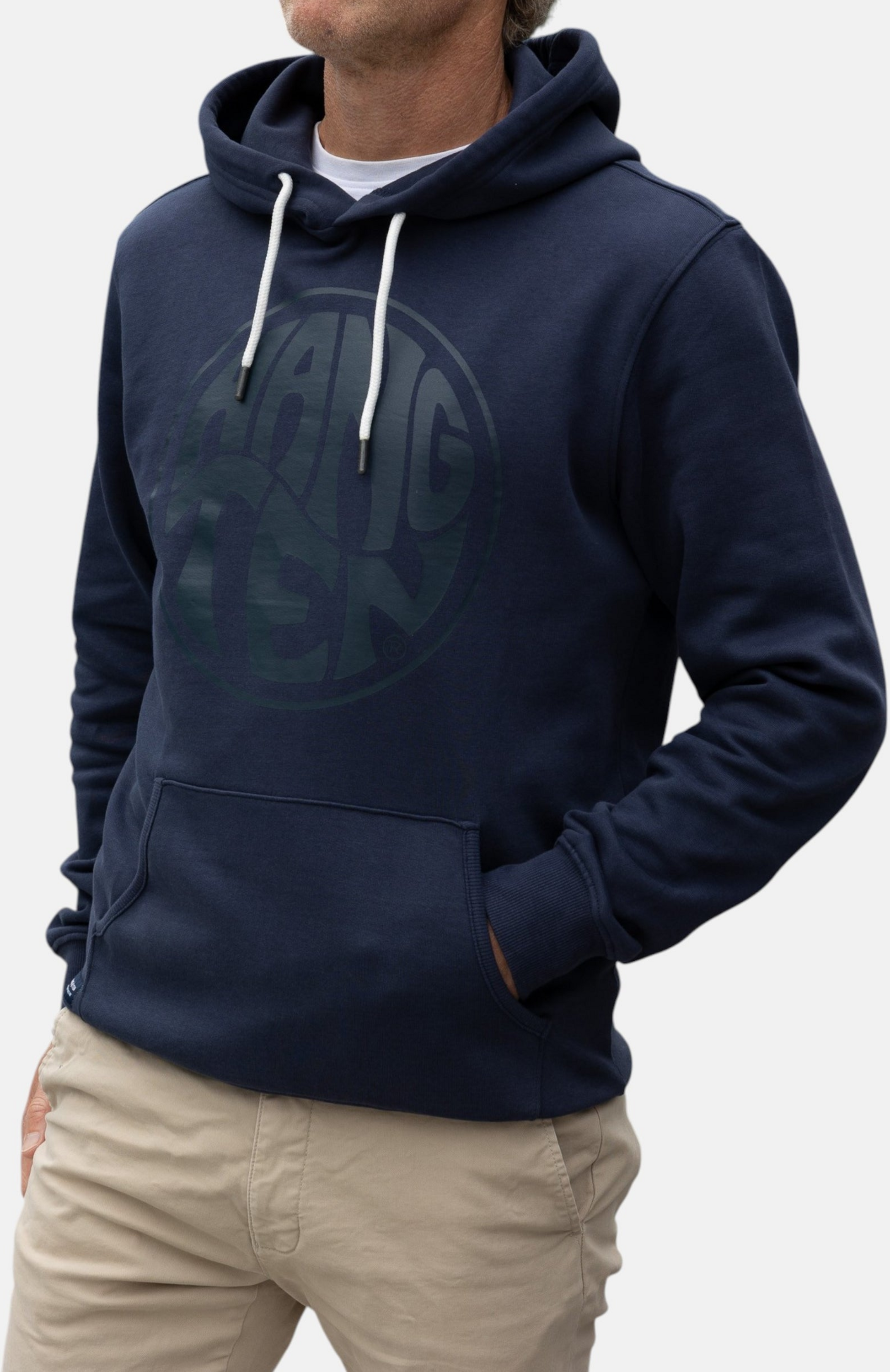 HANG TEN, Vintage Logo Organic Cotton Hoodie