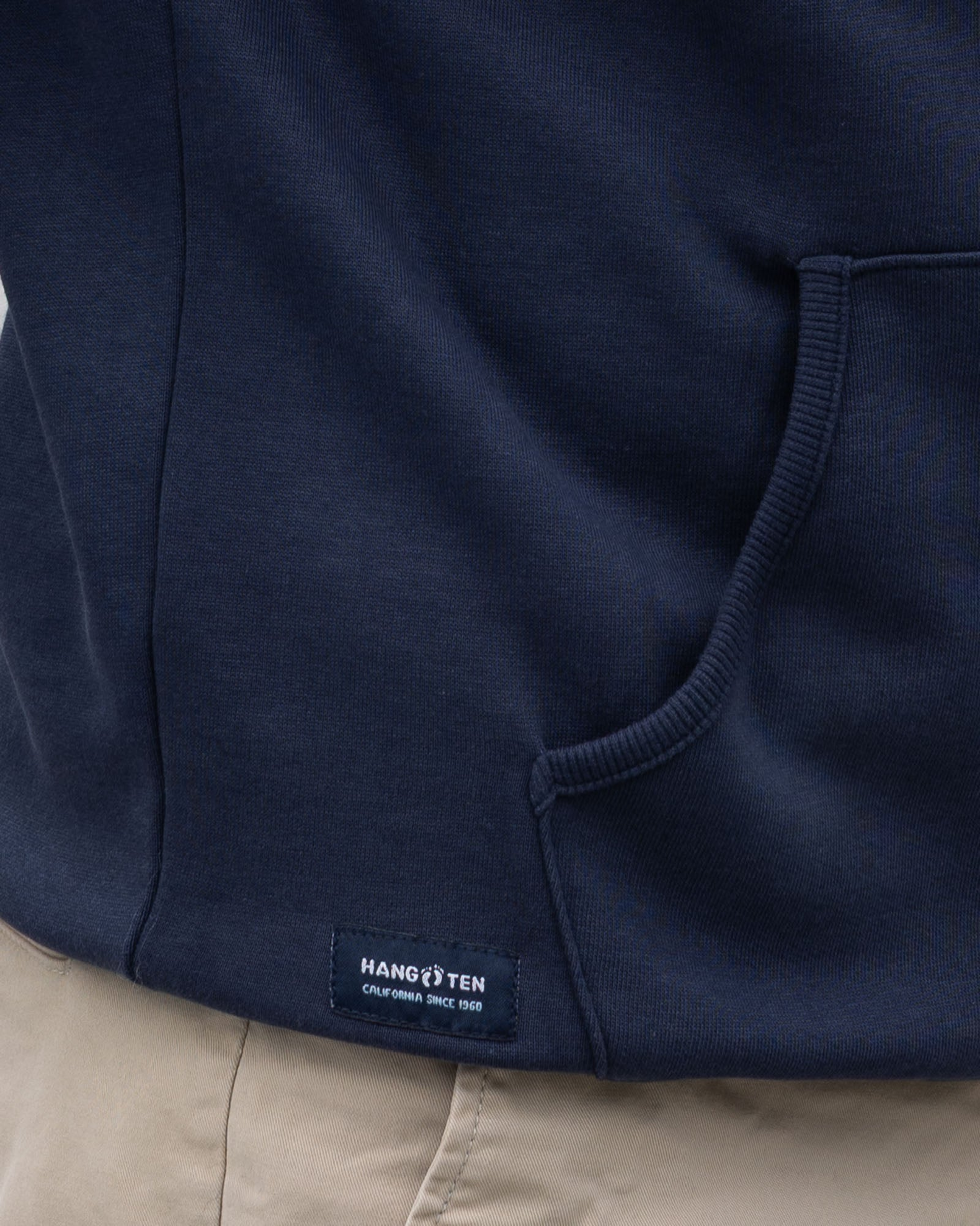 HANG TEN, Vintage Logo Organic Cotton Hoodie