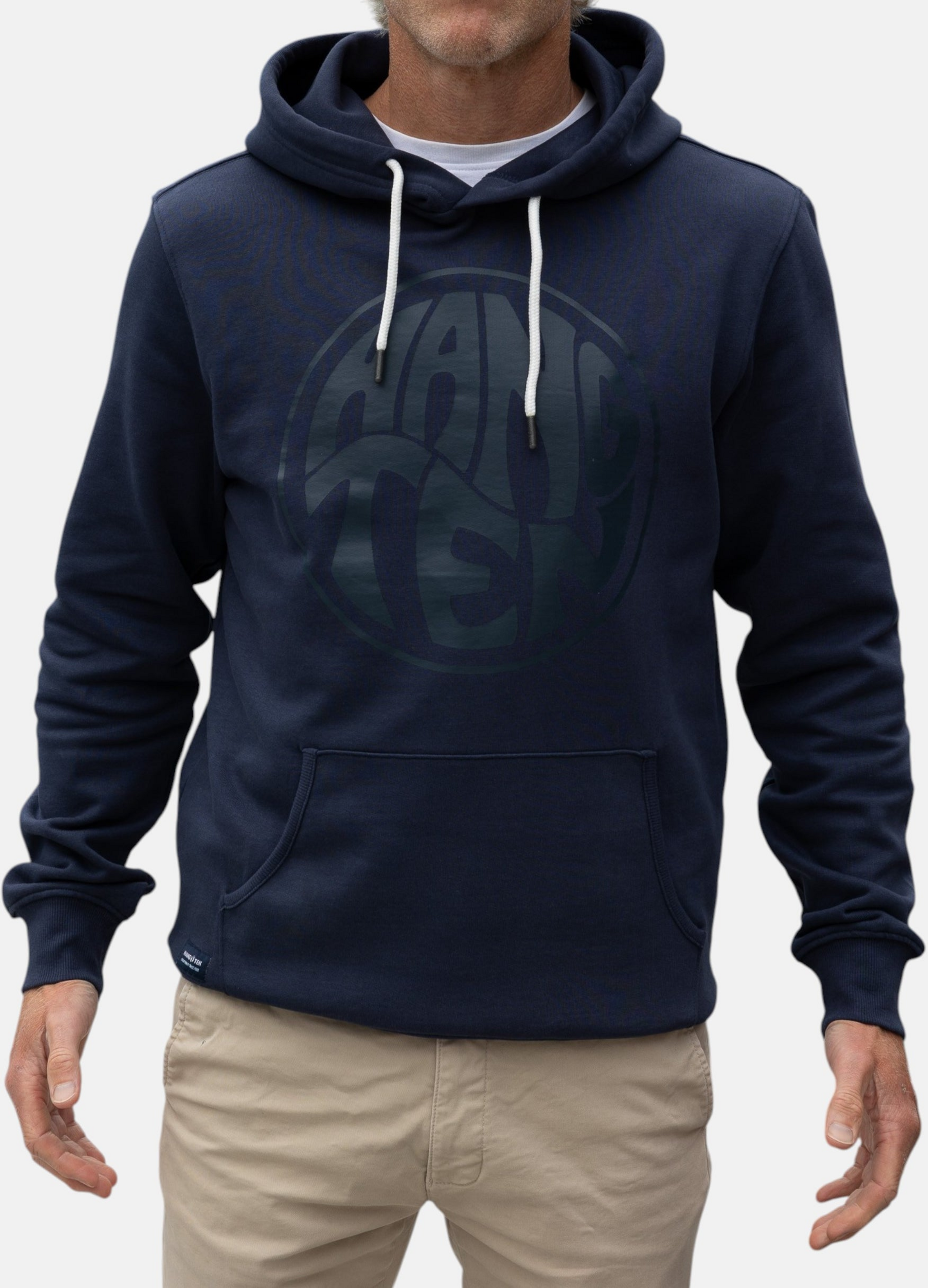 HANG TEN, Vintage Logo Organic Cotton Hoodie