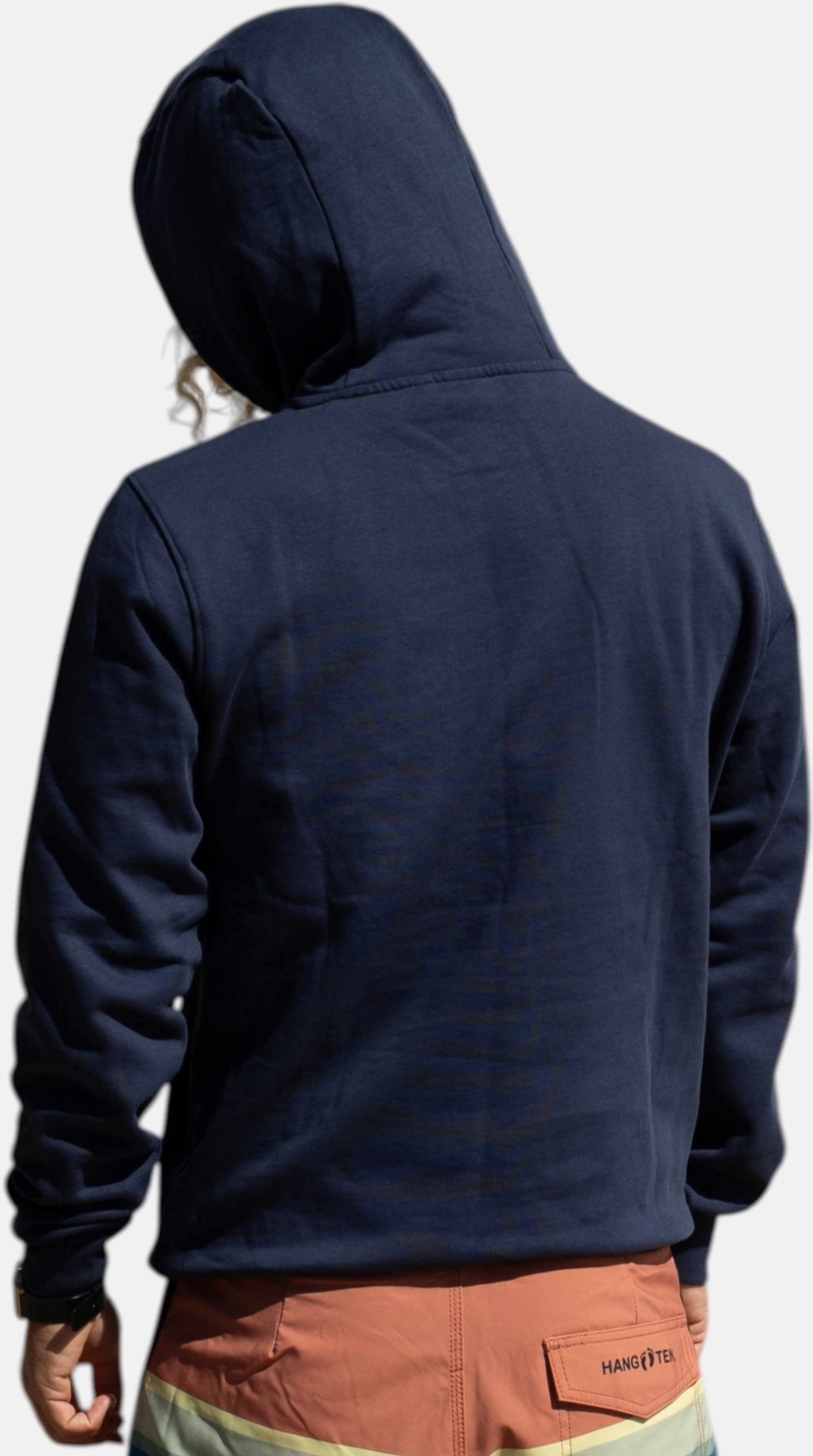 HANG TEN, Vintage Logo Organic Cotton Hoodie