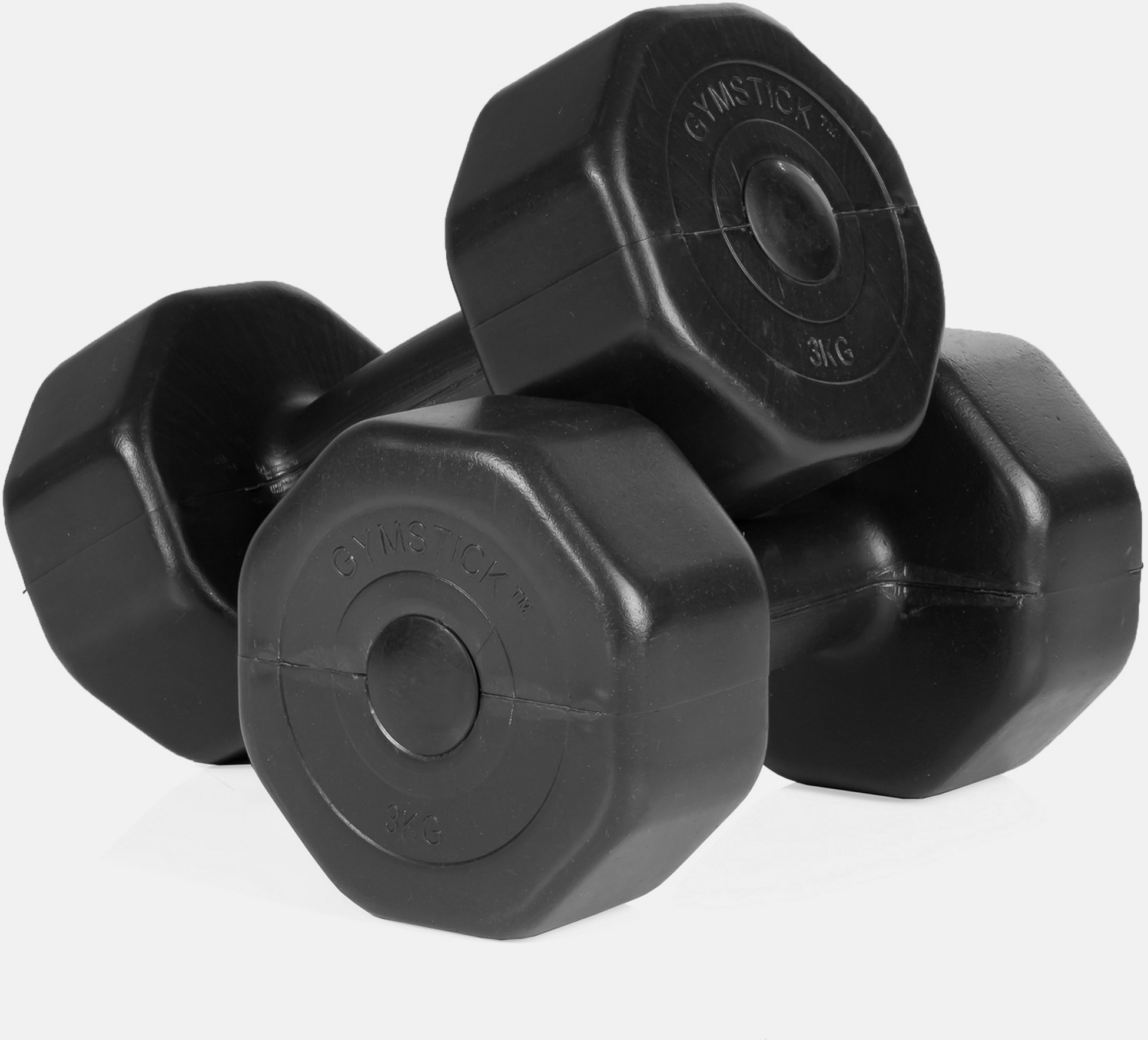 GYMSTICK, Vinyl Dumbbells 2 X 1kg