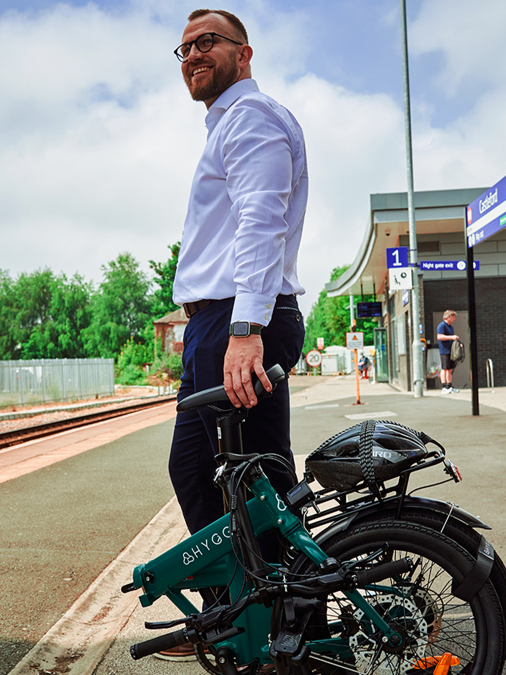 HYGGE BIKES, Virum 2025 - Folding Ultra-Light E-Bike 36V 10Ah - British Racing Green