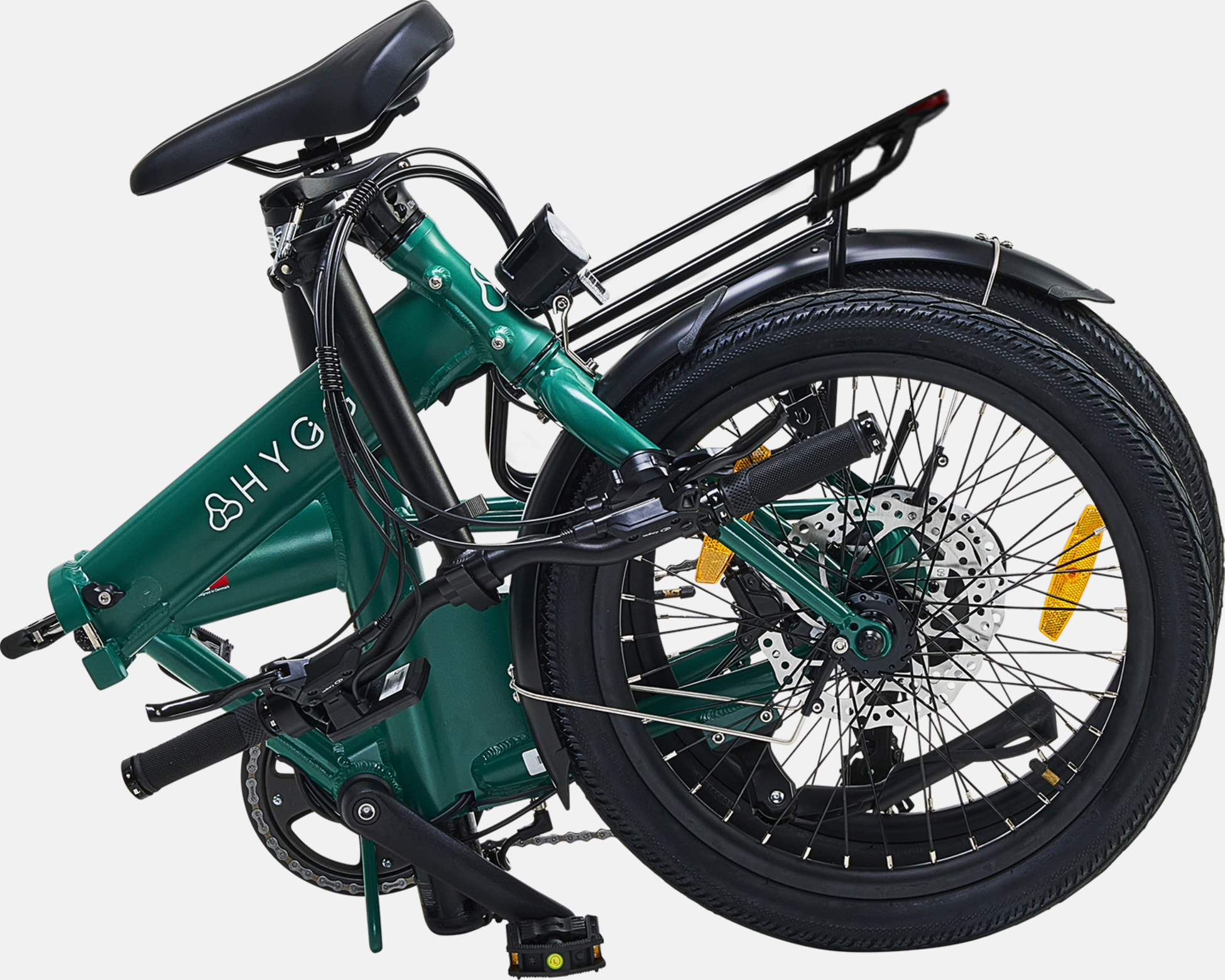 HYGGE BIKES, Virum 2026 - Folding Ultra-light E-bike 36v 10ah - British Racing Green