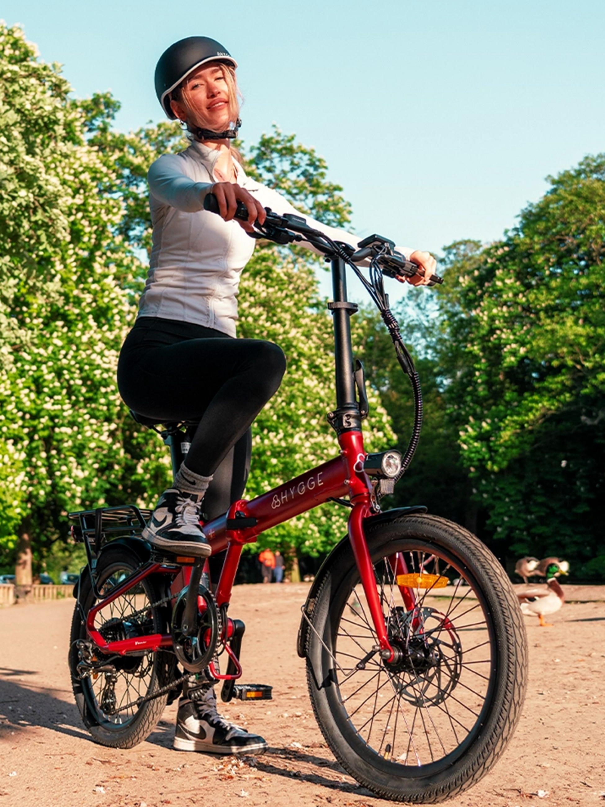 HYGGE BIKES, Virum 2026 - Folding Ultra-light E-bike 36v 10ah - Sangria Red