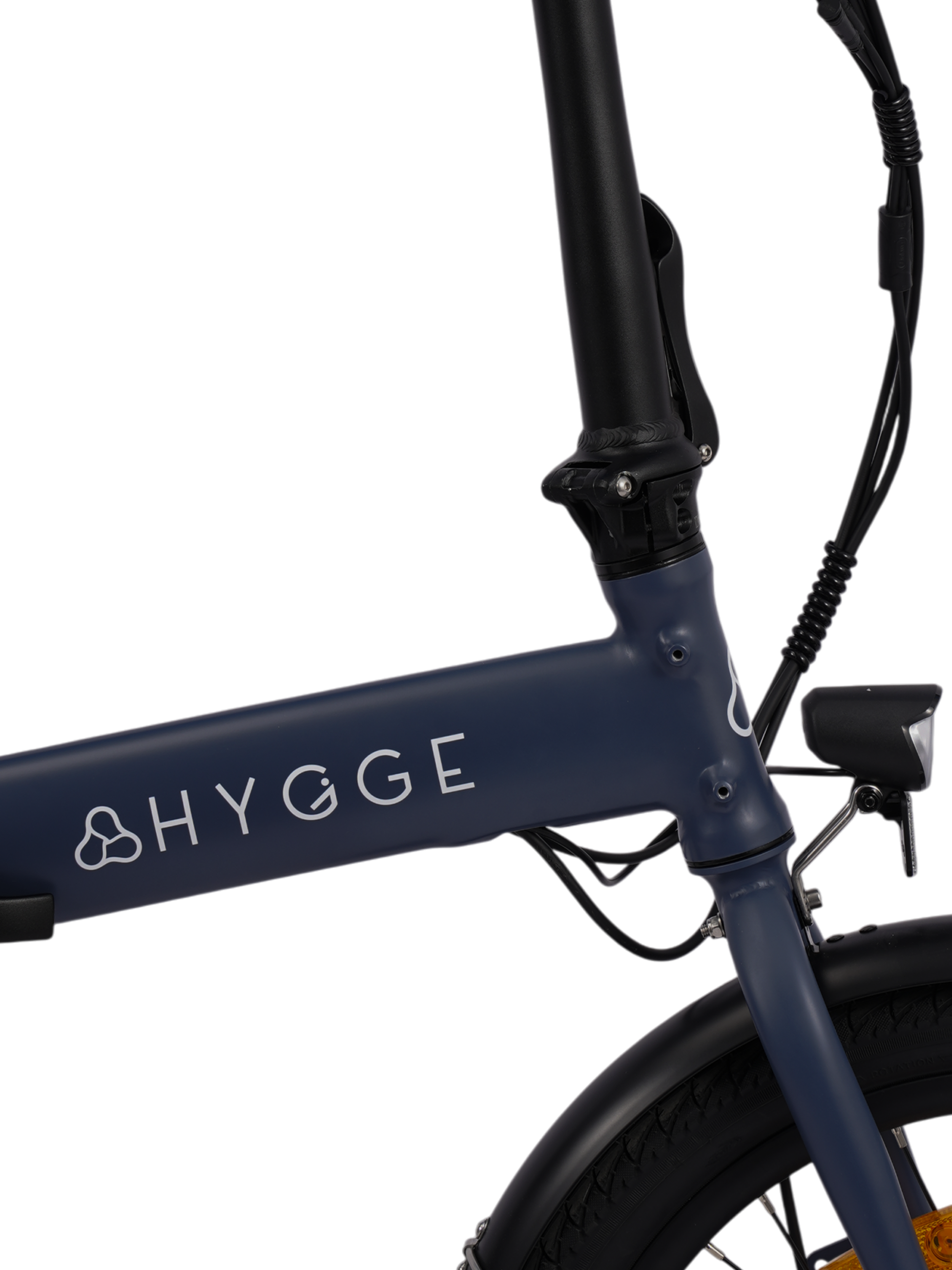 HYGGE BIKES, Virum Auto 2026 Folding E-bike, Automatic 3-speed, Belt Drive &ndash; Nocturne Blue