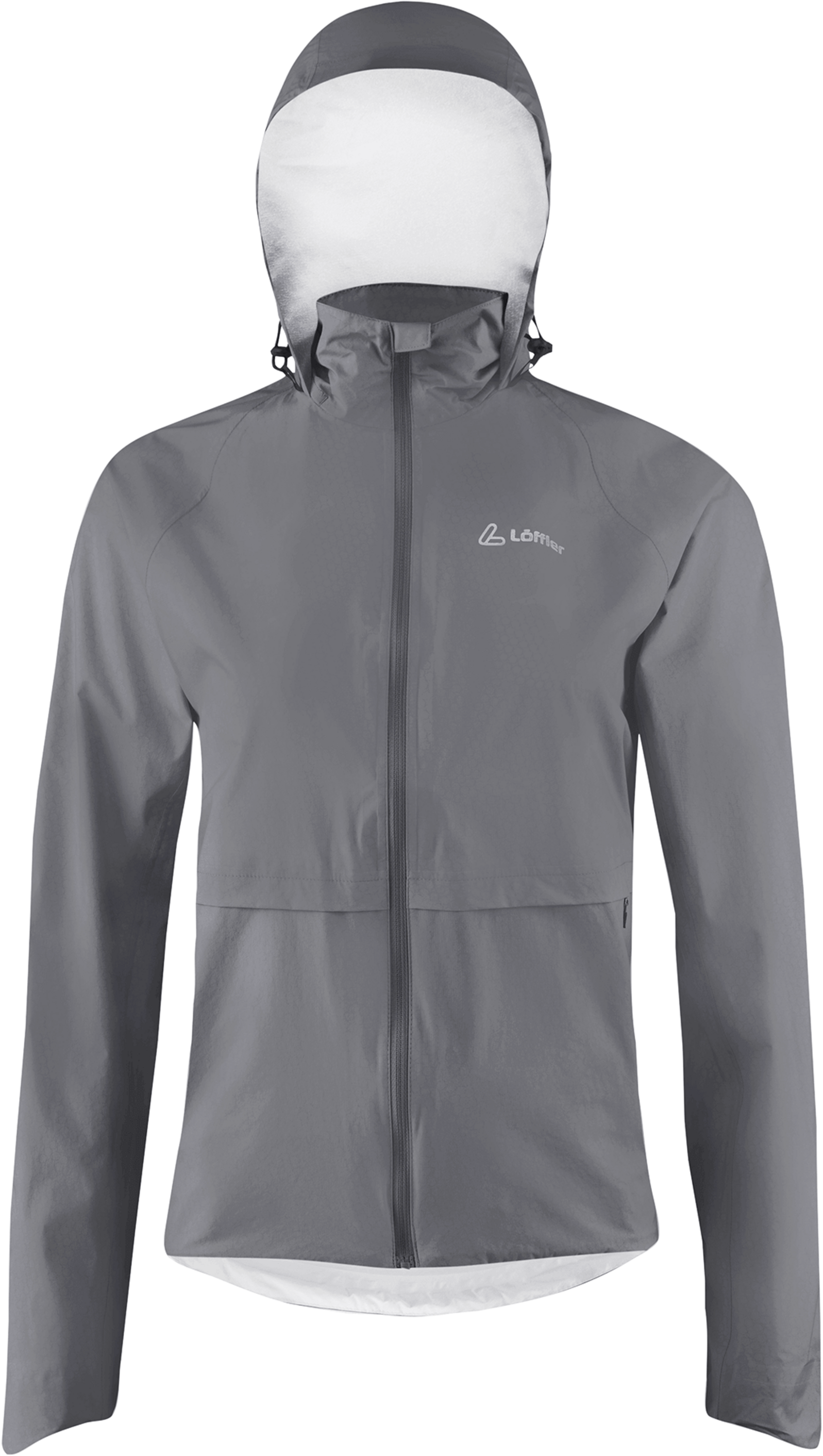 L&Ouml;FFLER, W Jacket With Hood Cf Wpm Pocket