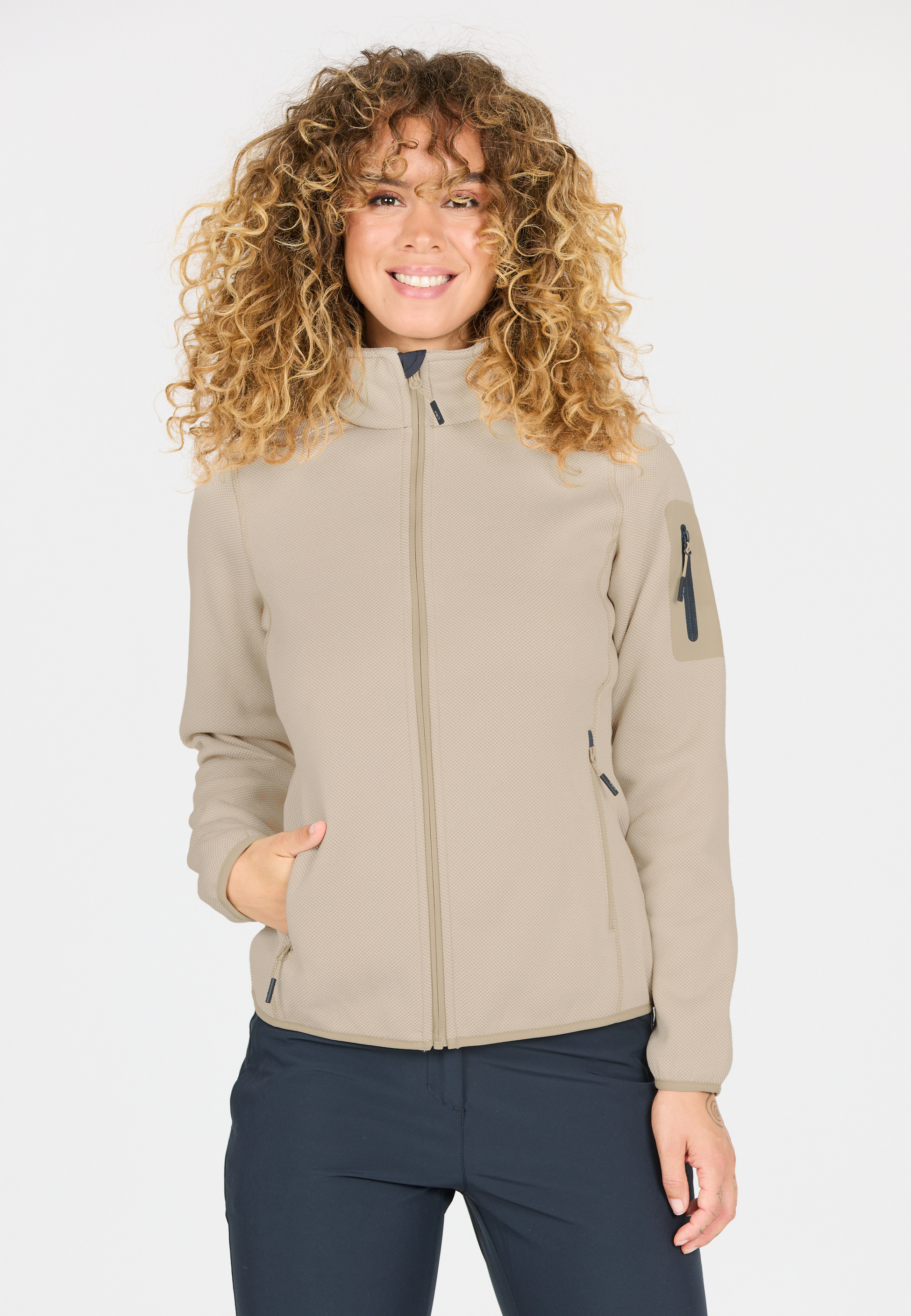 CMP, W Knit Fleece Jacket