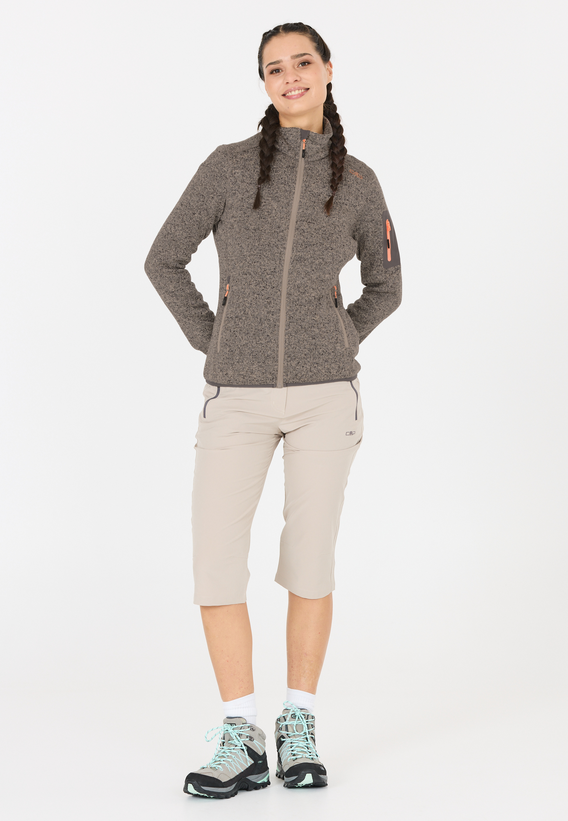 CMP, W Knit Fleece Jacket