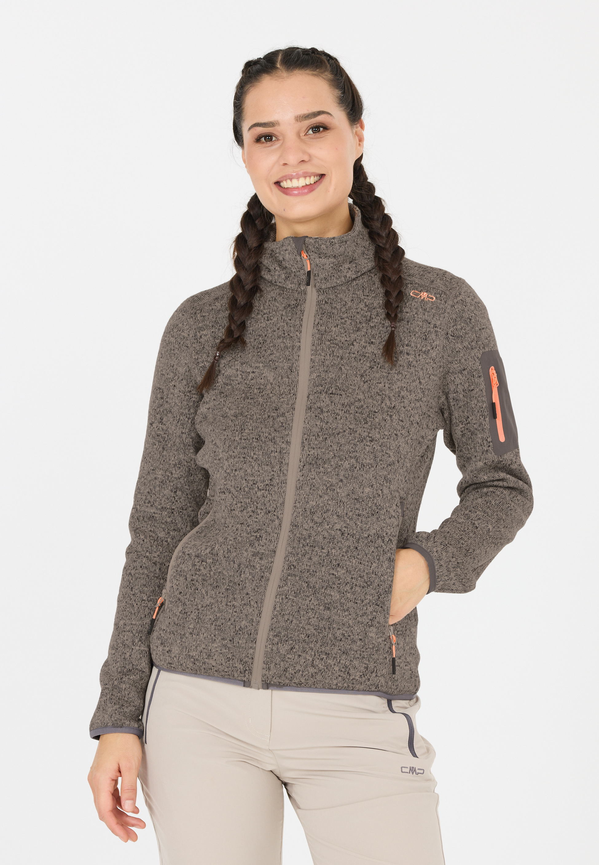 CMP, W Knit Fleece Jacket