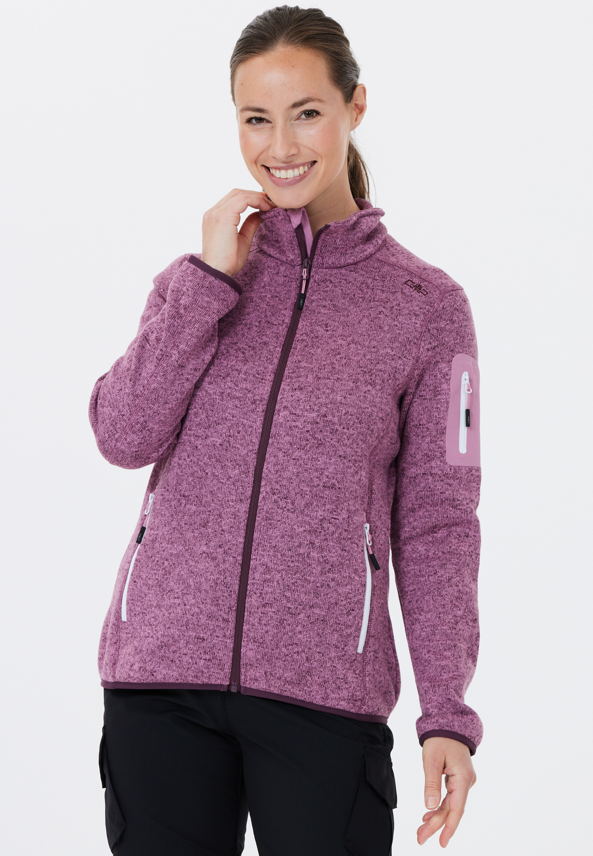 CMP, W Knit Fleece Jacket