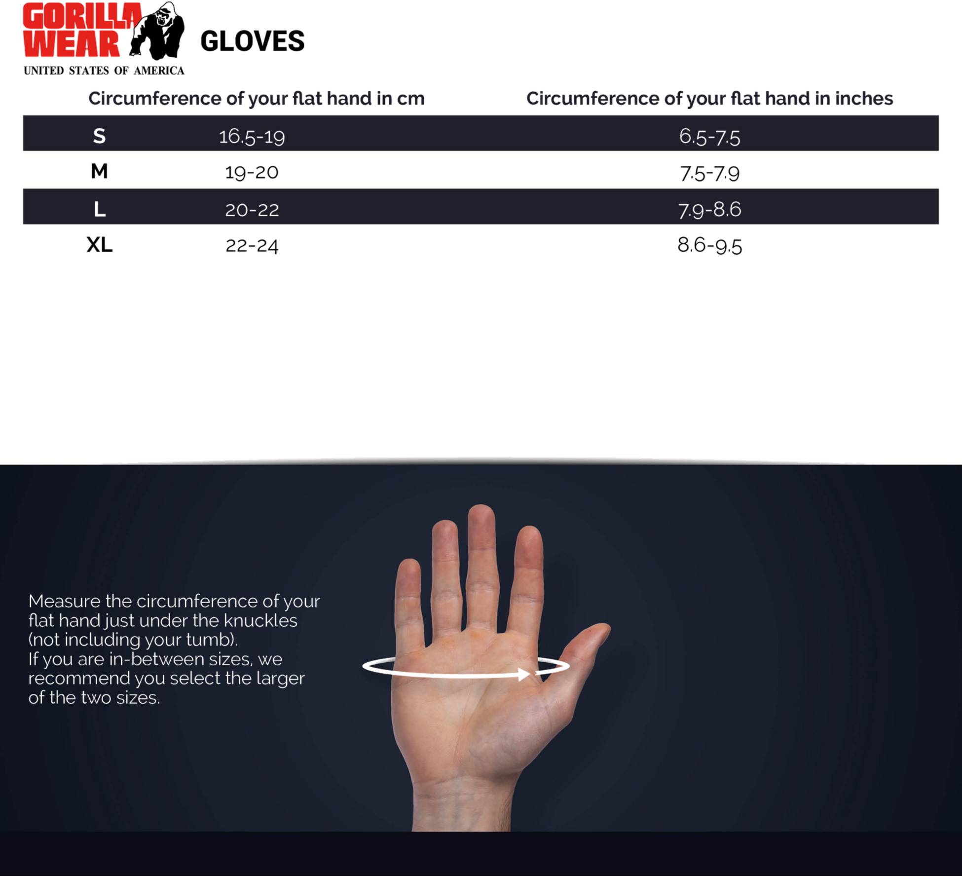 GORILLA WEAR, Waco Knitted Gloves