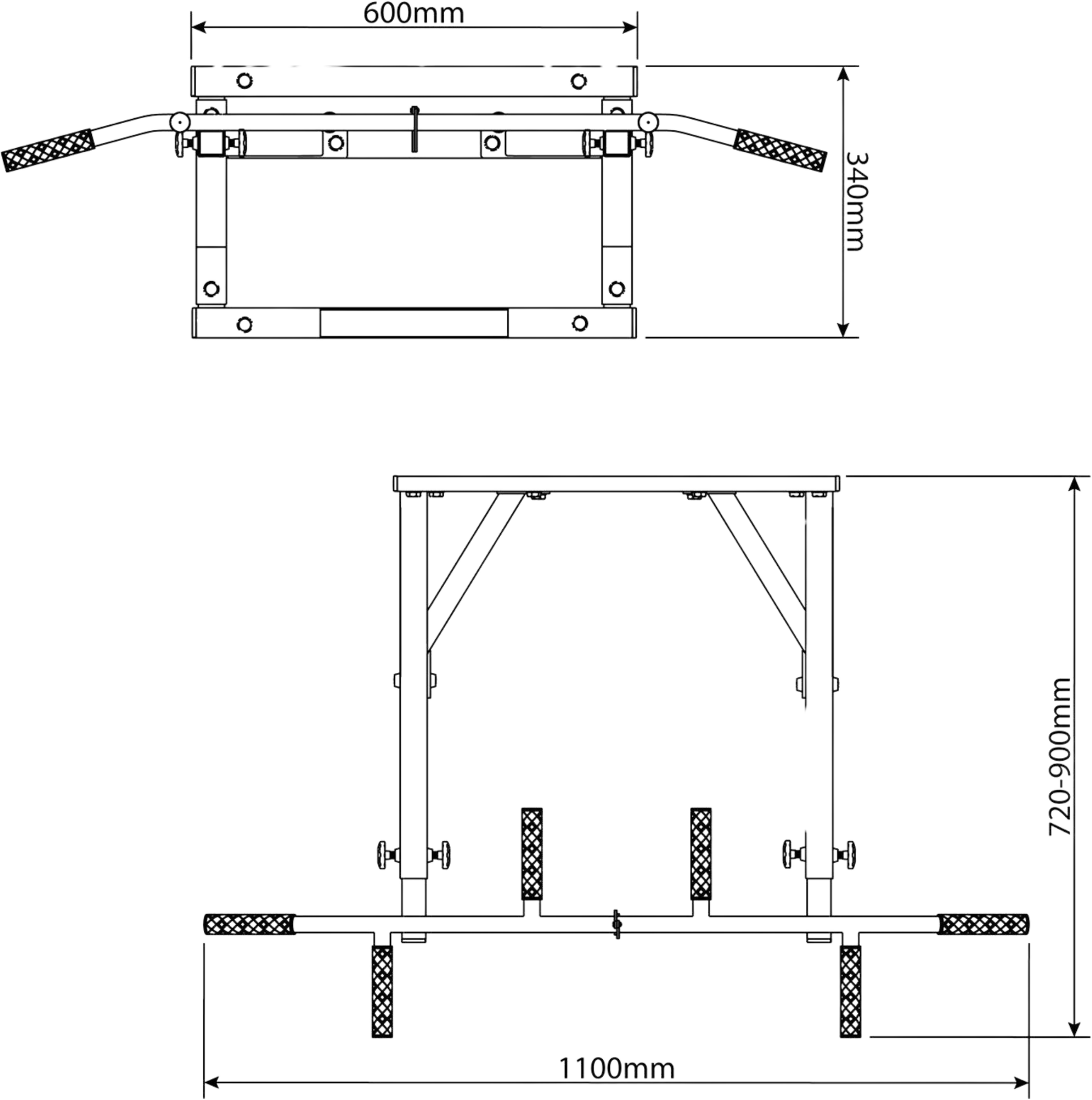 K-SPORT, Wall-mountig Pull Up Bar
