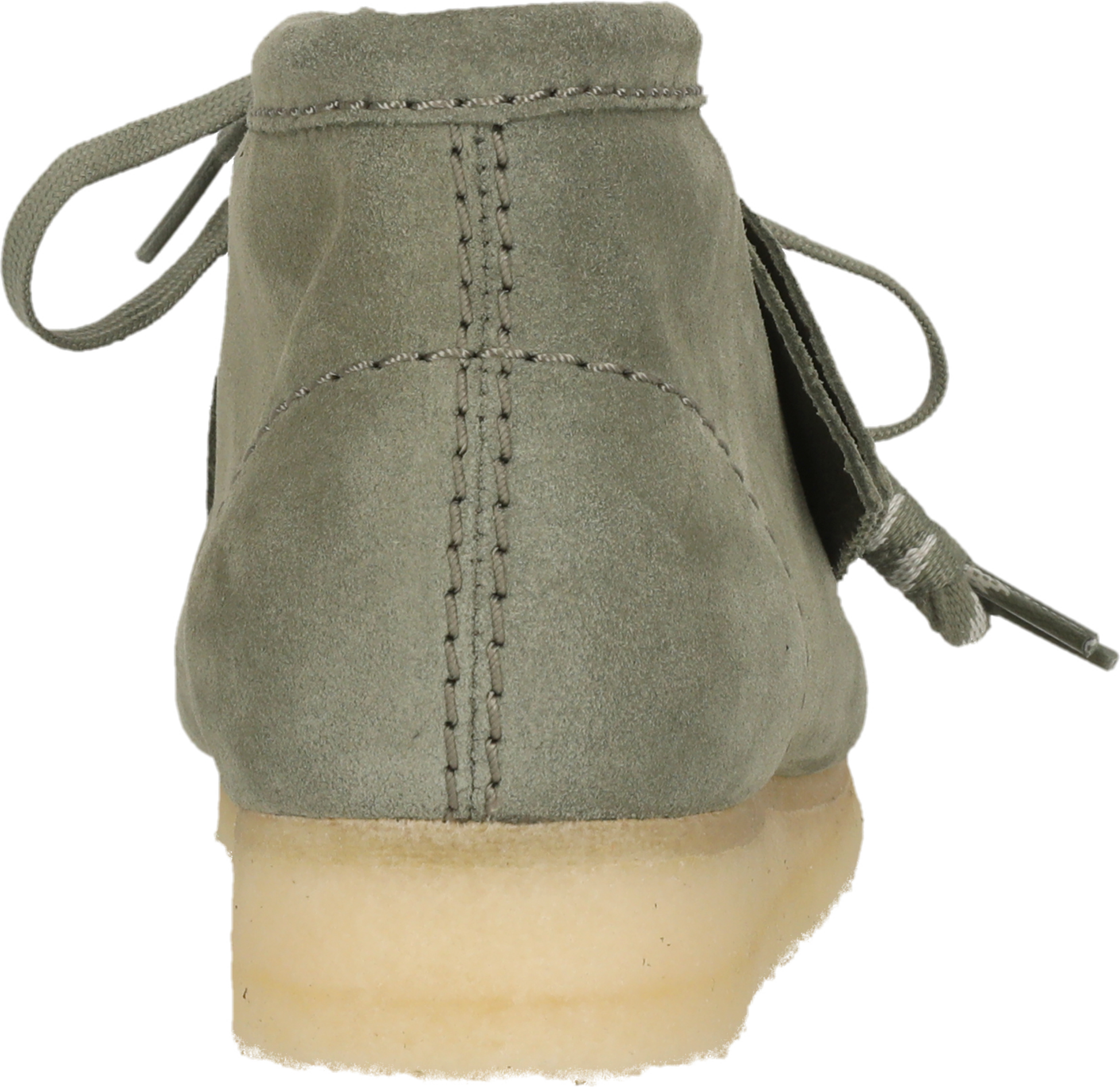 CLARKS ORIGINALS, Wallabee Boot. Khaki/green Sde