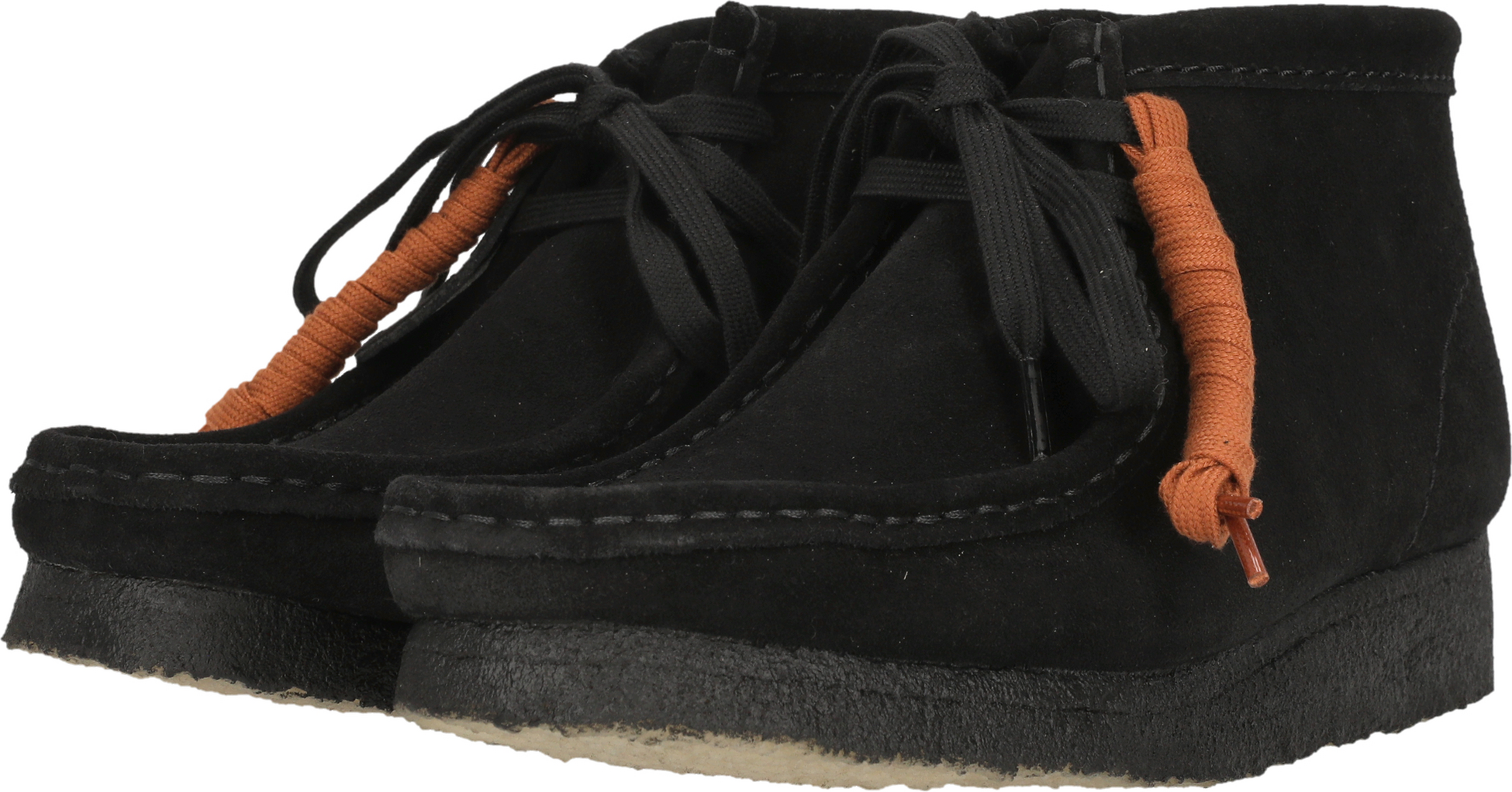 CLARKS ORIGINALS, Wallabee Boot. Svart Sde