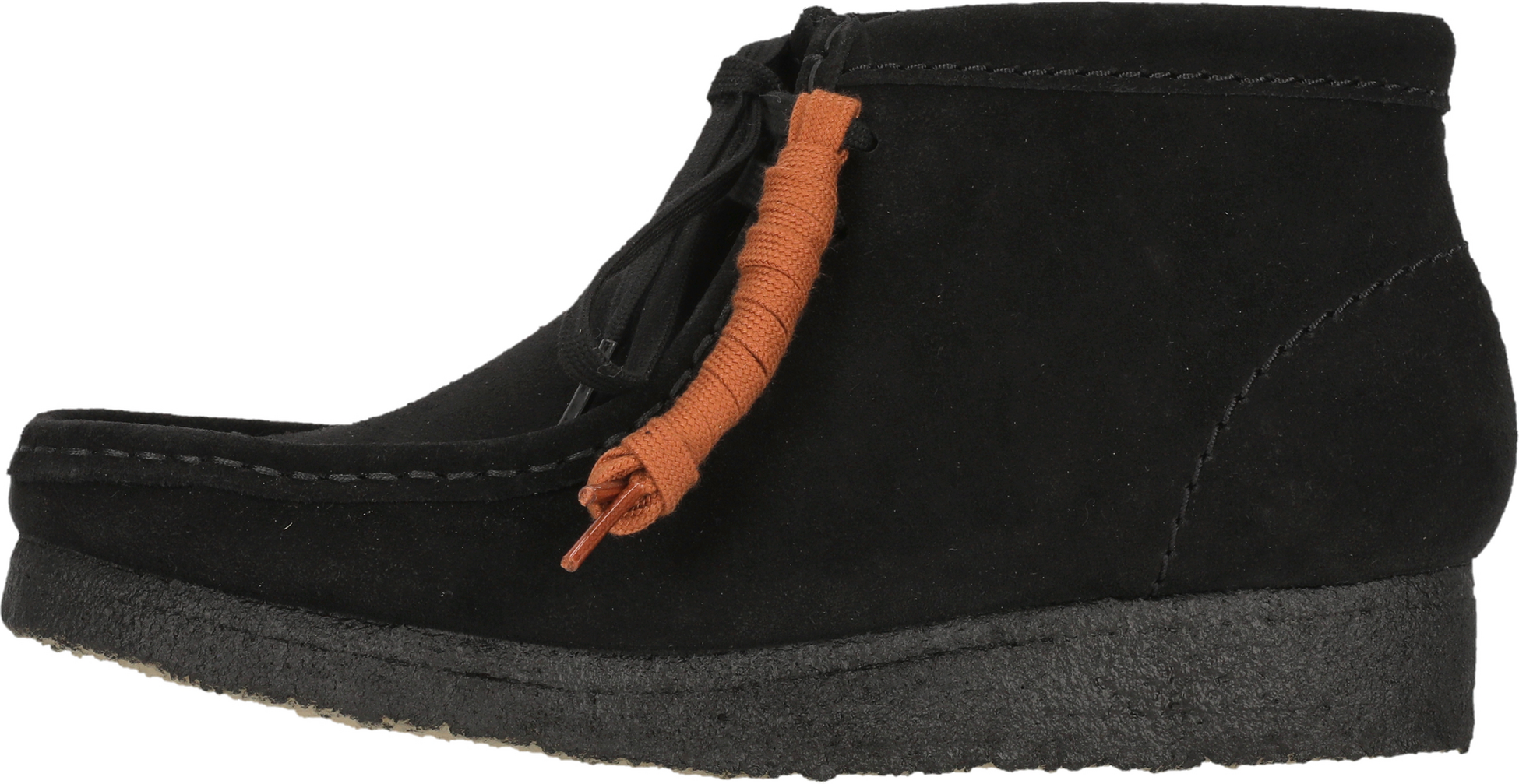 CLARKS ORIGINALS, Wallabee Boot. Svart Sde