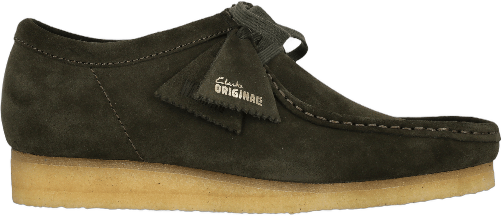 CLARKS ORIGINALS, Wallabee Forest Green Sde