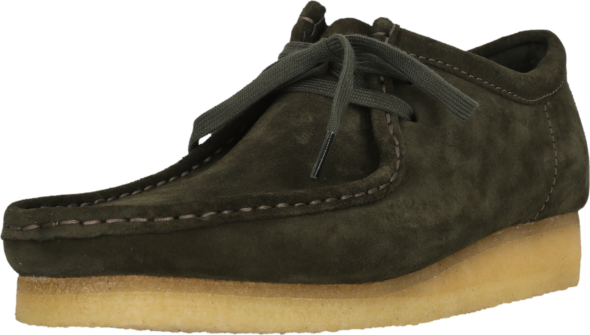 CLARKS ORIGINALS, Wallabee Forest Green Sde