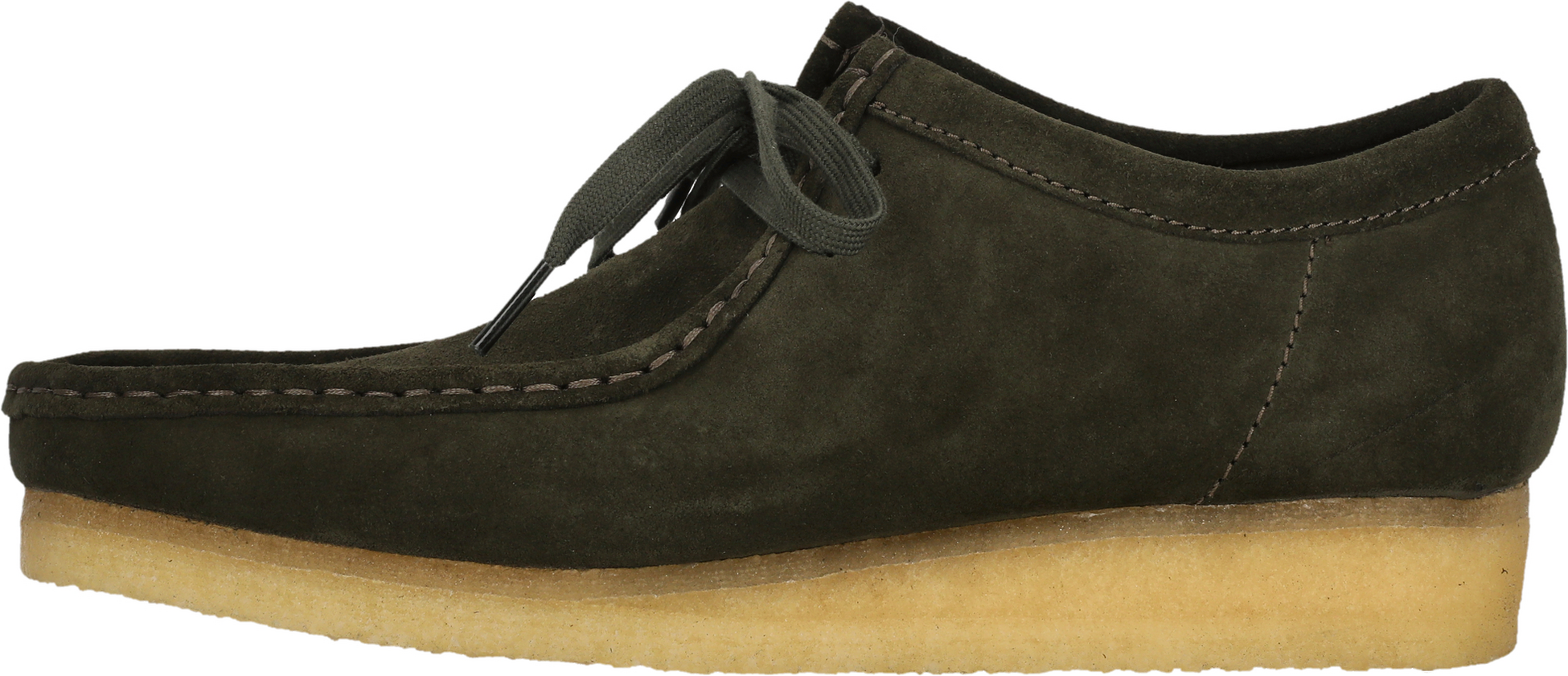 CLARKS ORIGINALS, Wallabee Forest Green Sde