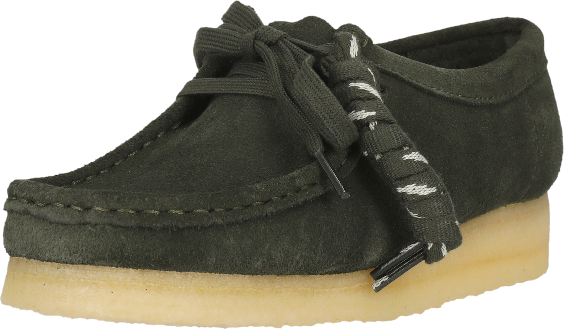CLARKS ORIGINALS, Wallabee Forest Green Sde