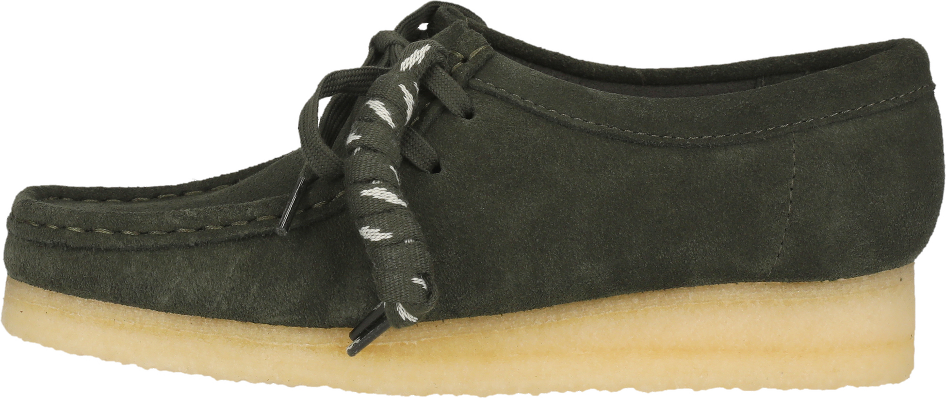 CLARKS ORIGINALS, Wallabee Forest Green Sde