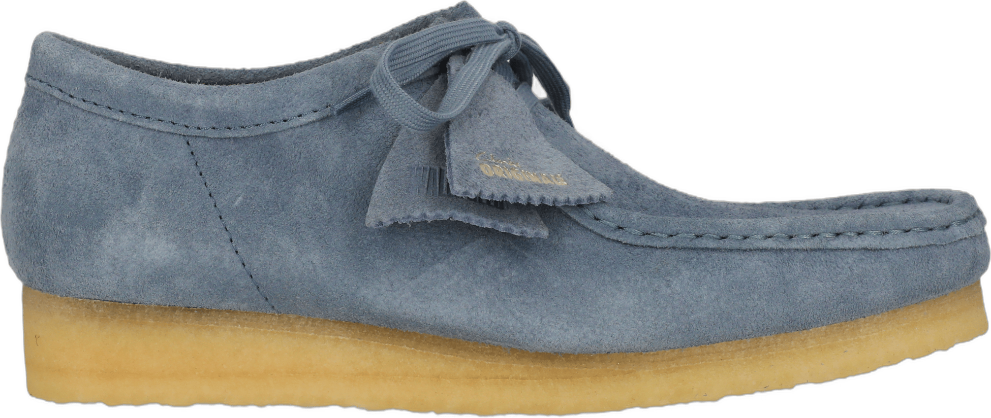 CLARKS ORIGINALS, Wallabee French Blue Sde