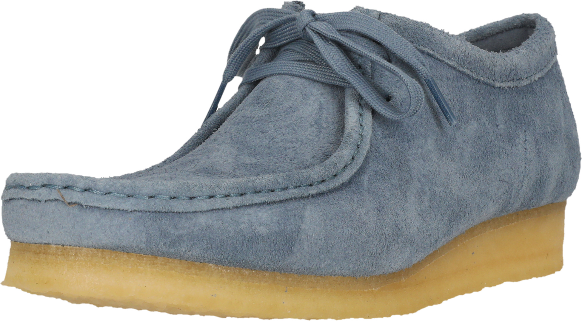 CLARKS ORIGINALS, Wallabee French Blue Sde