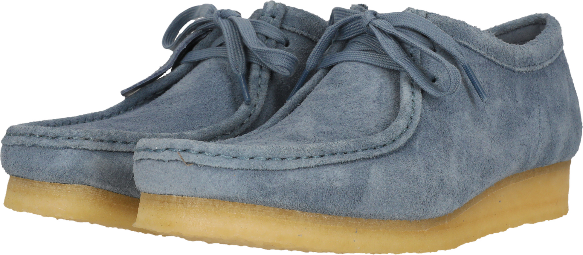 CLARKS ORIGINALS, Wallabee French Blue Sde