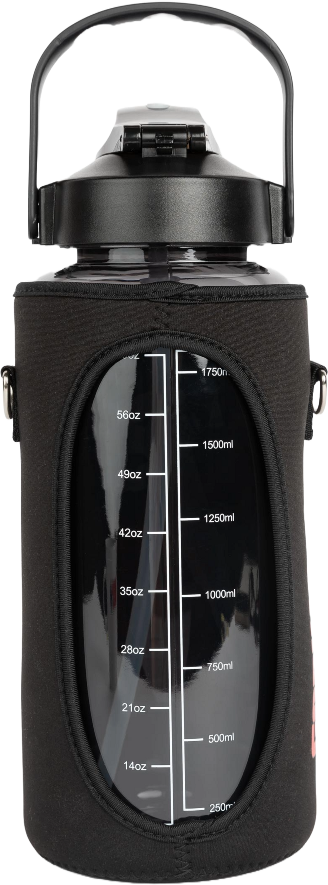 GORILLA WEAR, Water Bottle With Sleeve 2 L