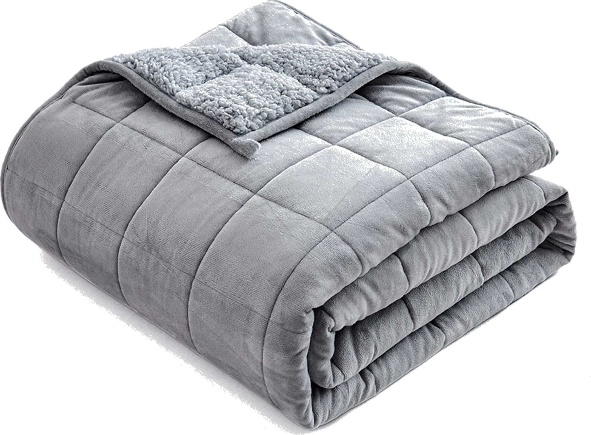 TRENDREHAB, Weighted Blanket With Sherpa Fleece