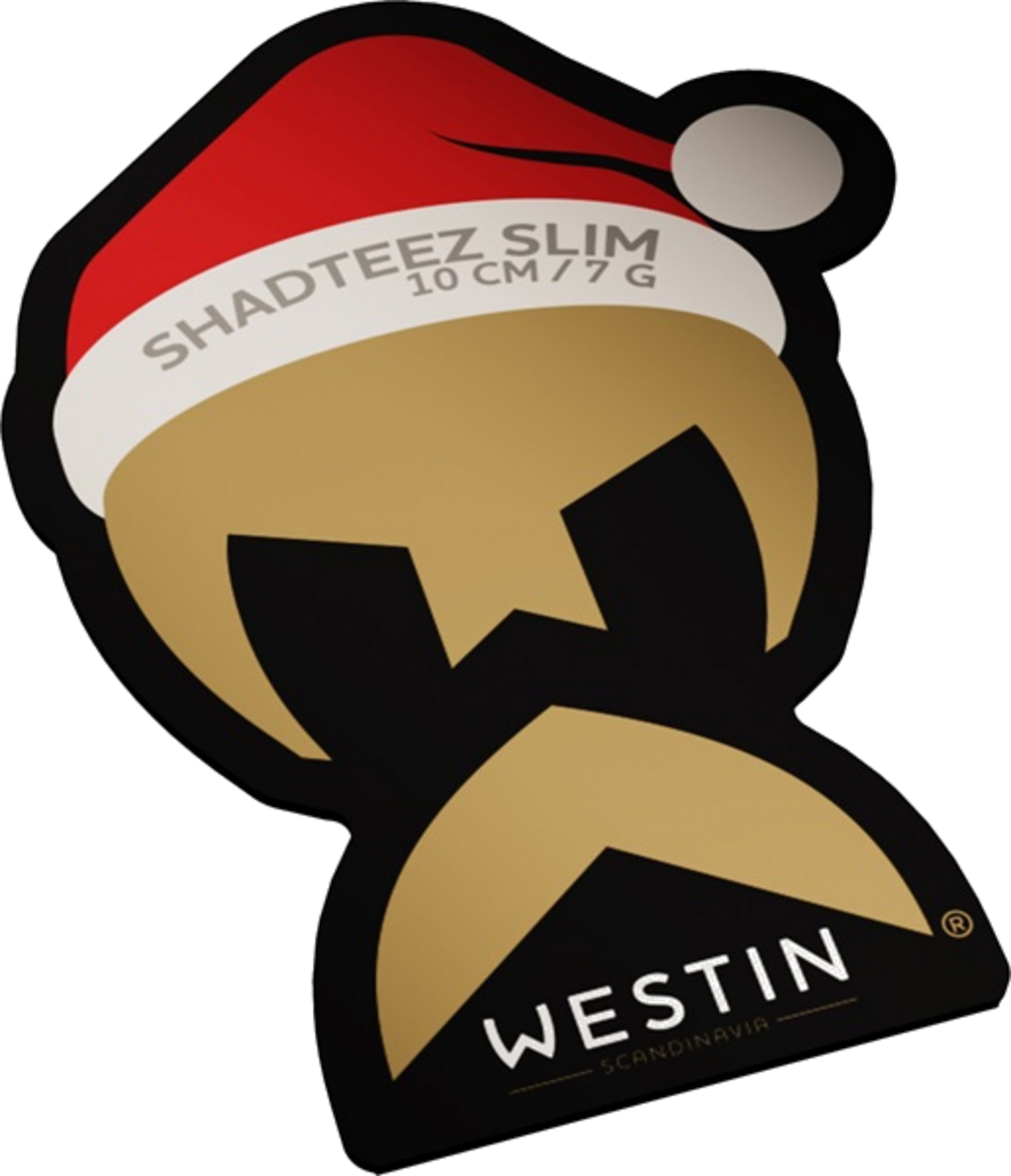 WESTIN, Westin 2025 Shadteez Slim R 'n R 10cm 7g #4/0 Christmas Edition