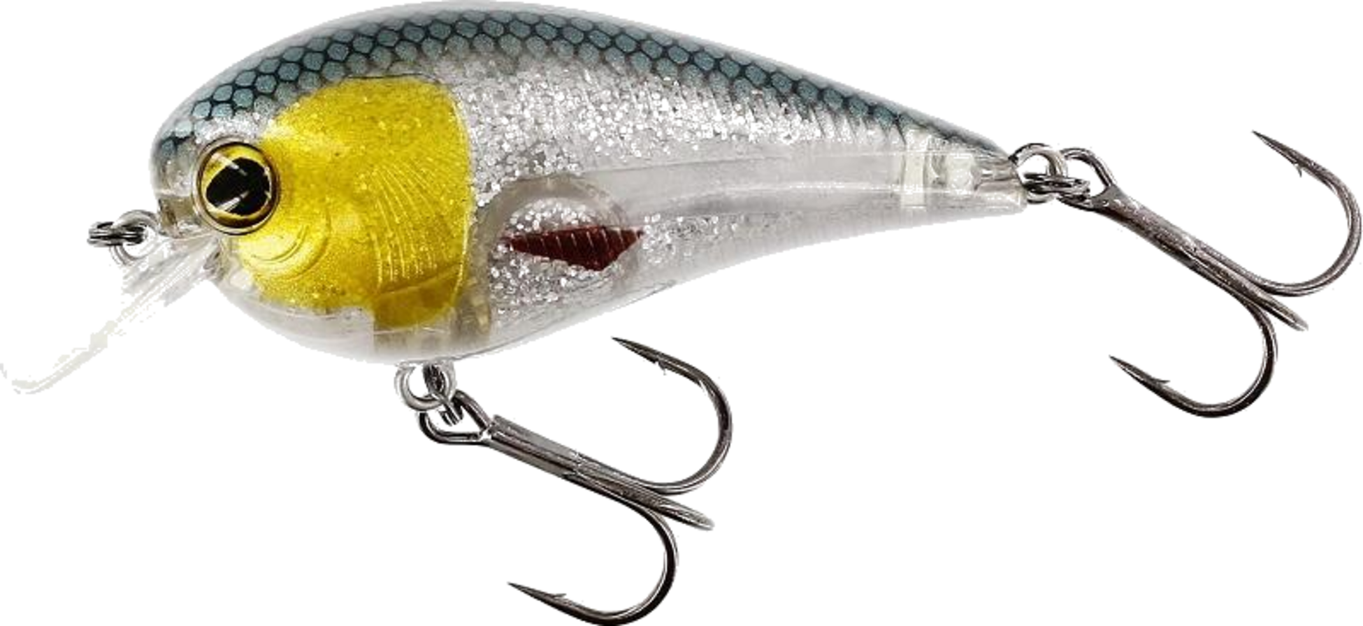 WESTIN, Westin Bassbite 1.5 Squarebill 6cm 13g Floating 3d Headlight