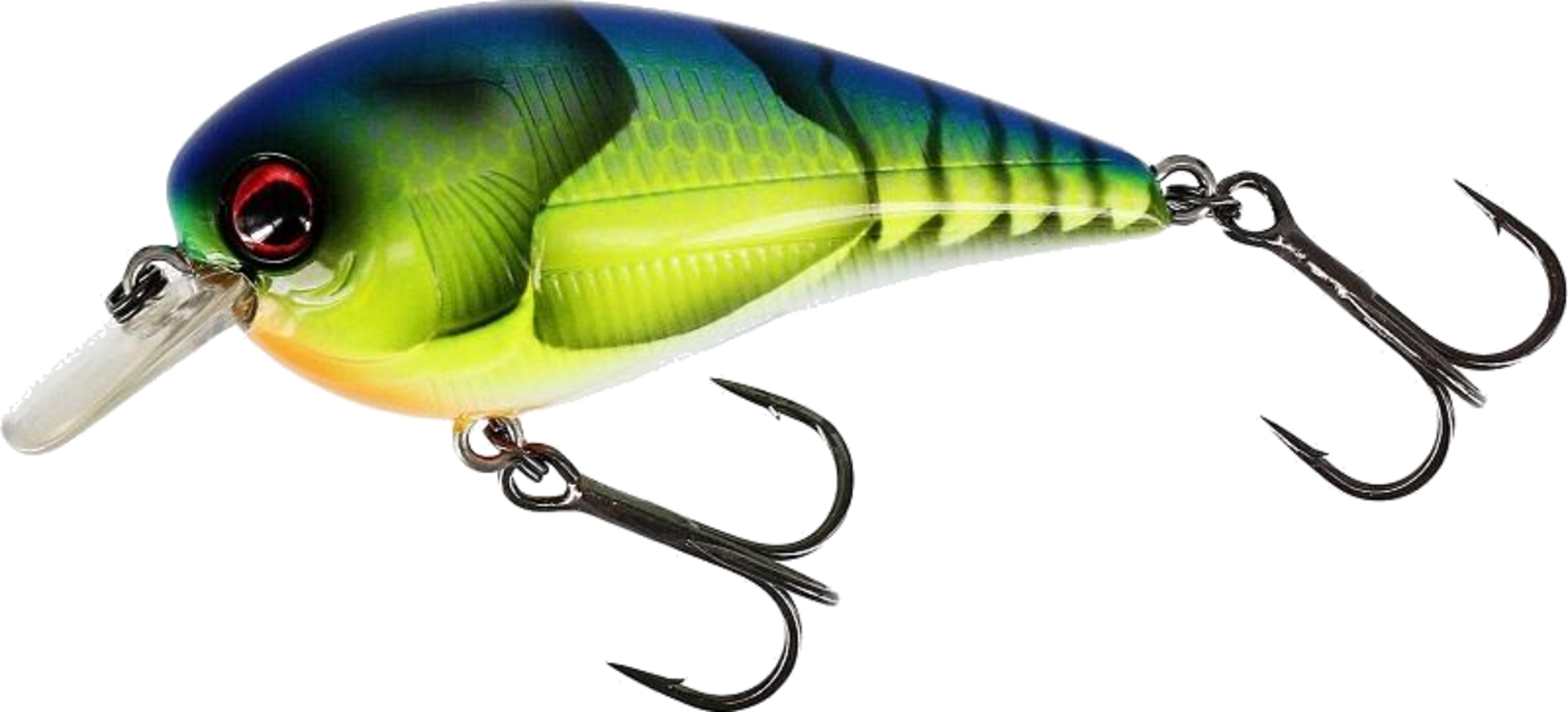 WESTIN, Westin Bassbite 1.5 Squarebill 6cm 13g Floating Chartreuse Blue Craw