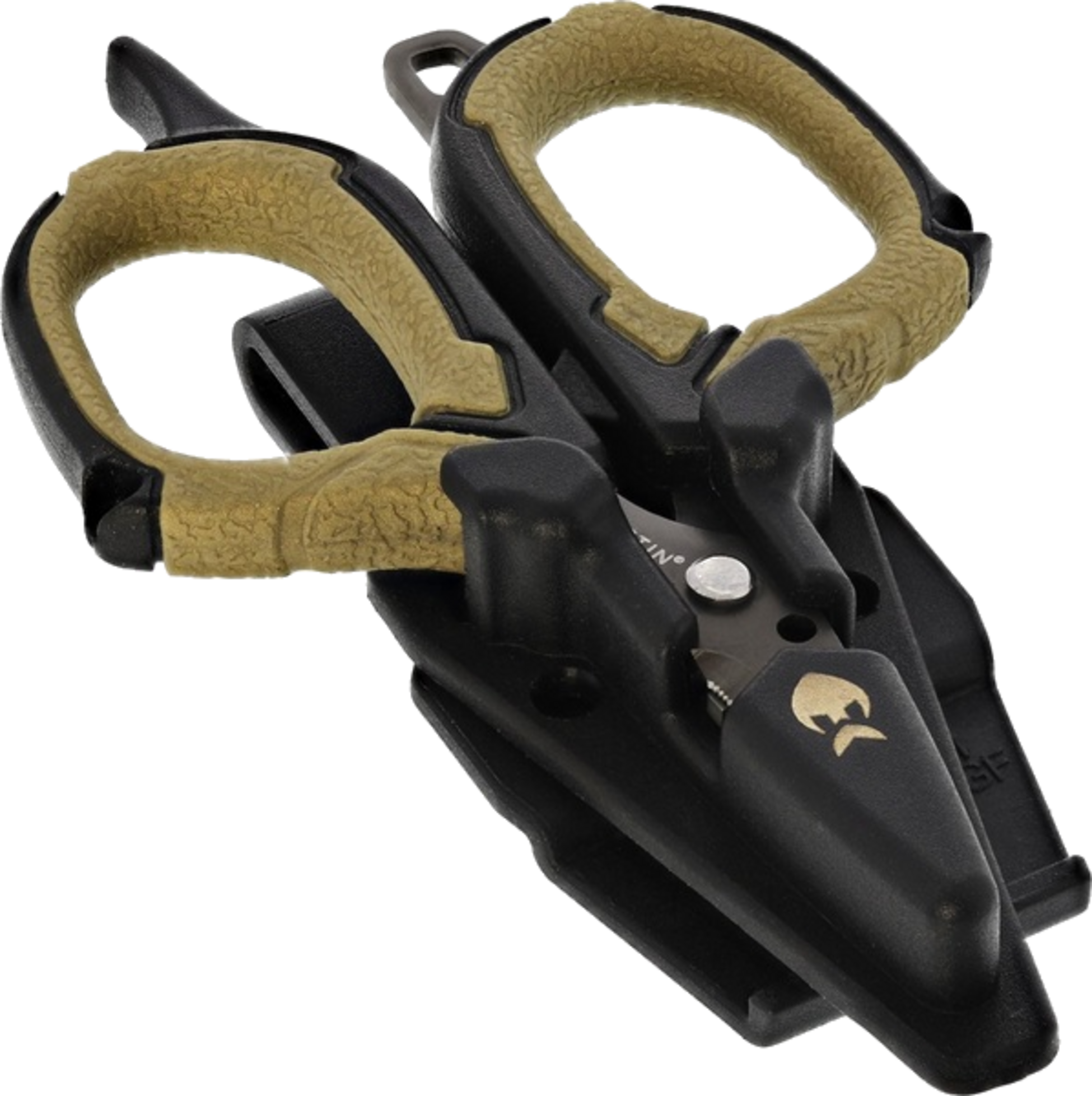 WESTIN, Westin Braid Scissors Incl. Sheath S 3.5"/8.9cm Black Sand