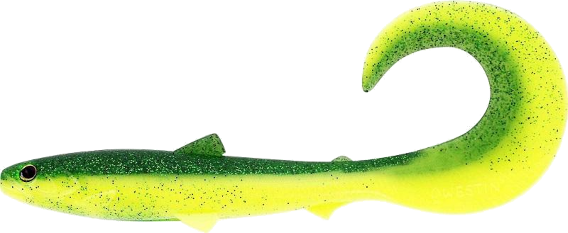 WESTIN, Westin Bullteez Curltail 10cm 6g Fireflash 2pcs