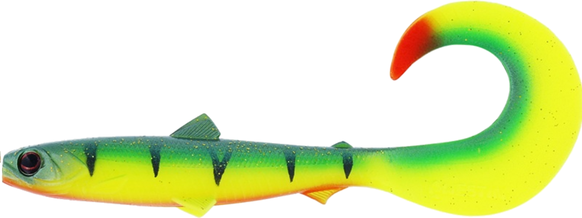 WESTIN, Westin Bullteez Curltail 10cm 6g Tiger Perch 2pcs