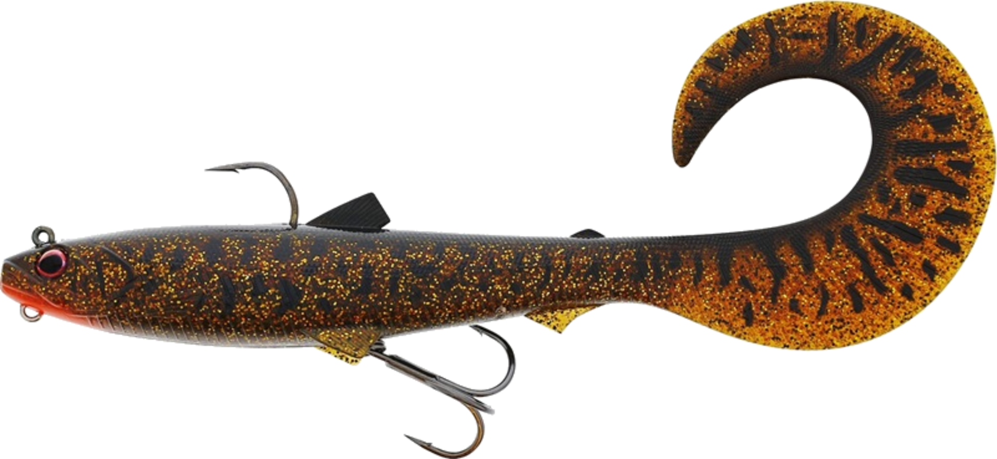 WESTIN, Westin Bullteez Curltail R2f 16cm 35g Sinking Motoroil Burbot 1pcs