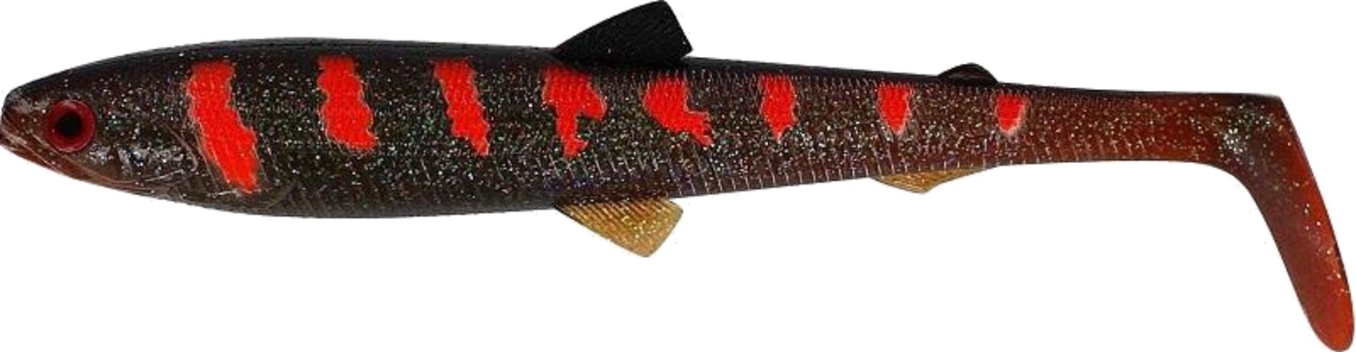 WESTIN, Westin Bullteez Shadtail 18cm 53g Motoroil Blood 1pcs