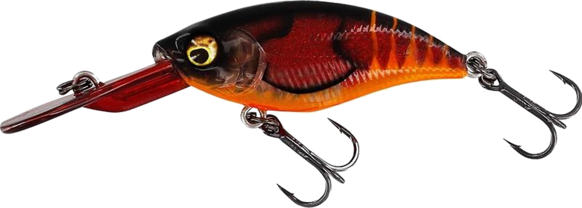 WESTIN, Westin Buzzbite Crankbait 6cm 10g Suspending 3d Fire Craw