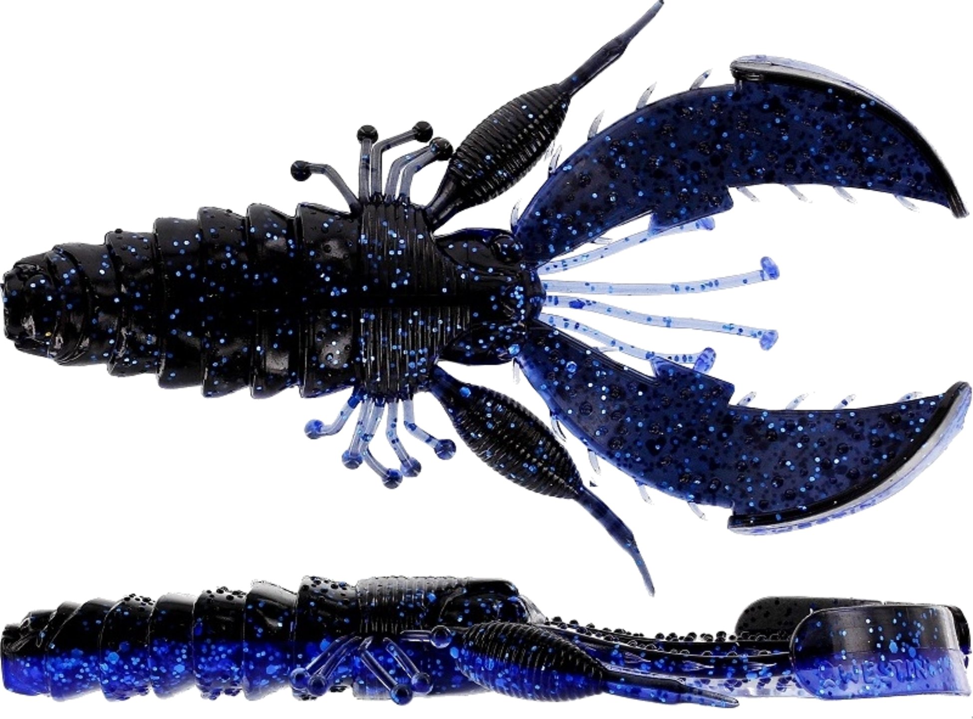 WESTIN, Westin Crecraw Creaturebait 6,5cm 4g Black/blue 6pcs