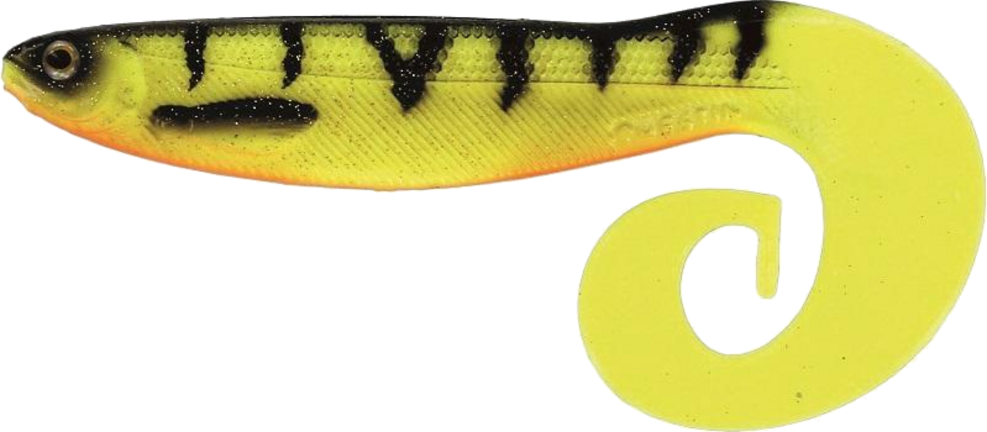 WESTIN, Westin Curlteez Curltail 8,5cm 6g Fire Perch 2pcs