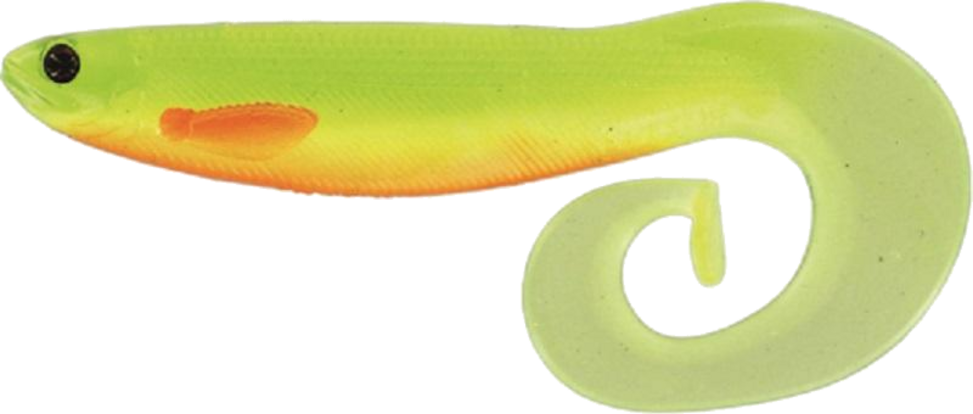 WESTIN, Westin Curlteez Curltail 8,5cm 6g Slime Curd 2pcs