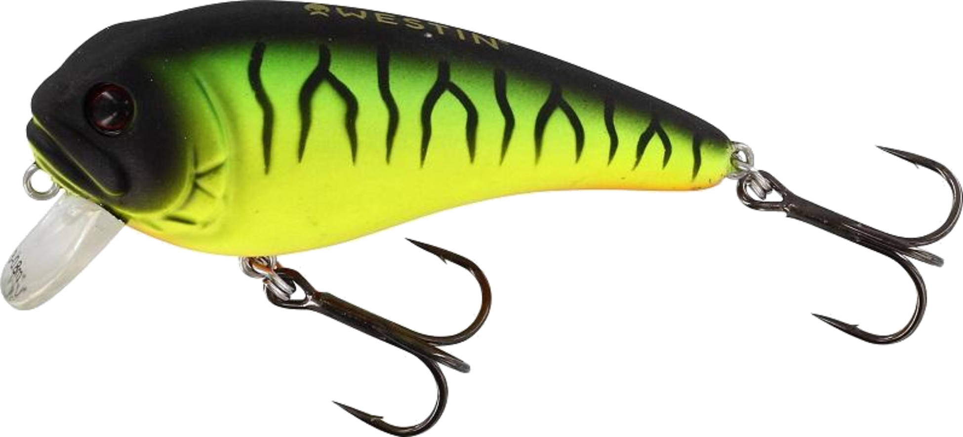 WESTIN, Westin Fatbite Crankbait 8cm 24g Floating Floating Firetiger