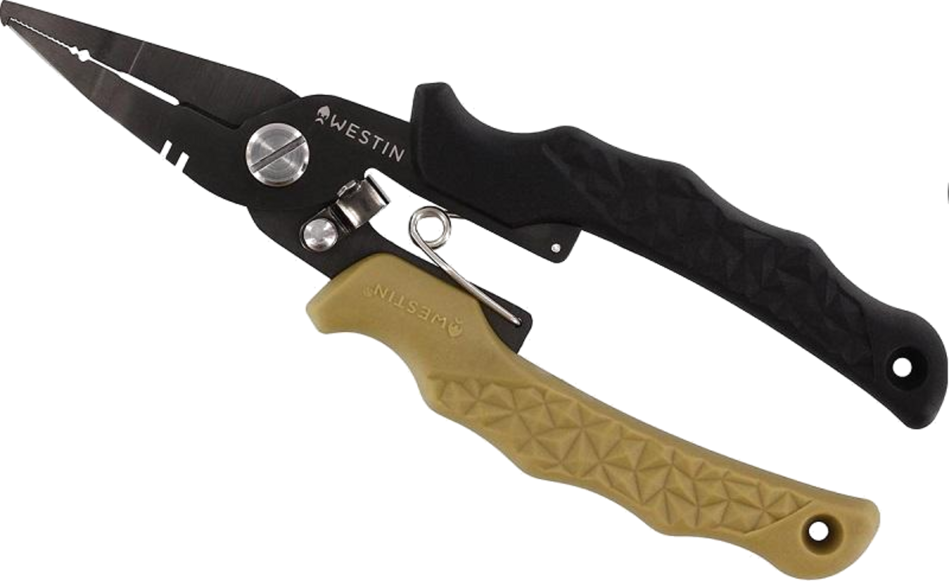 WESTIN, Westin Hd Split Ring Pliers Large 16cm Black Sand