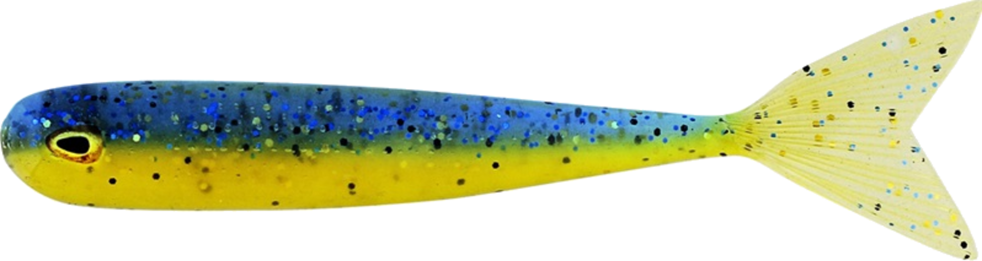 WESTIN, Westin Megateez V-tail 5cm 1g Blue N' Yellow 4pcs