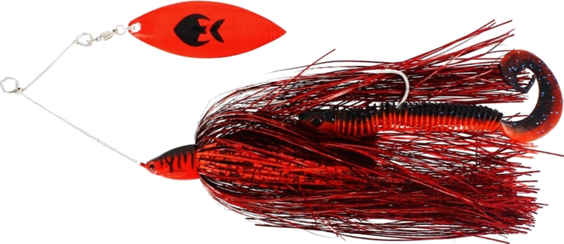 WESTIN, Westin Monstervibe Willow 65g Flash Red