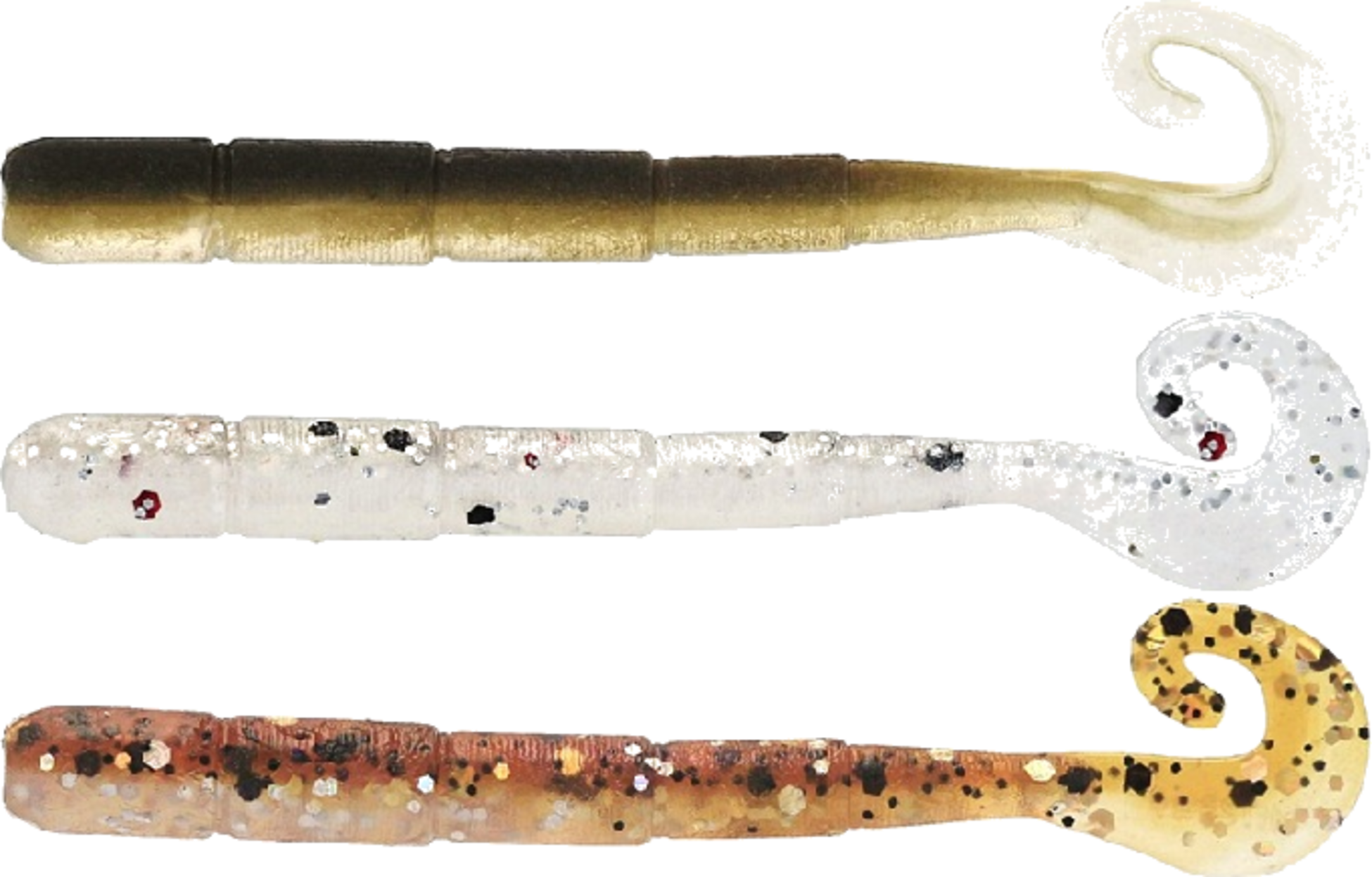 WESTIN, Westin Ned Worm Curltail 5cm 0,5g Floating Clear Water Mix 23 6pcs