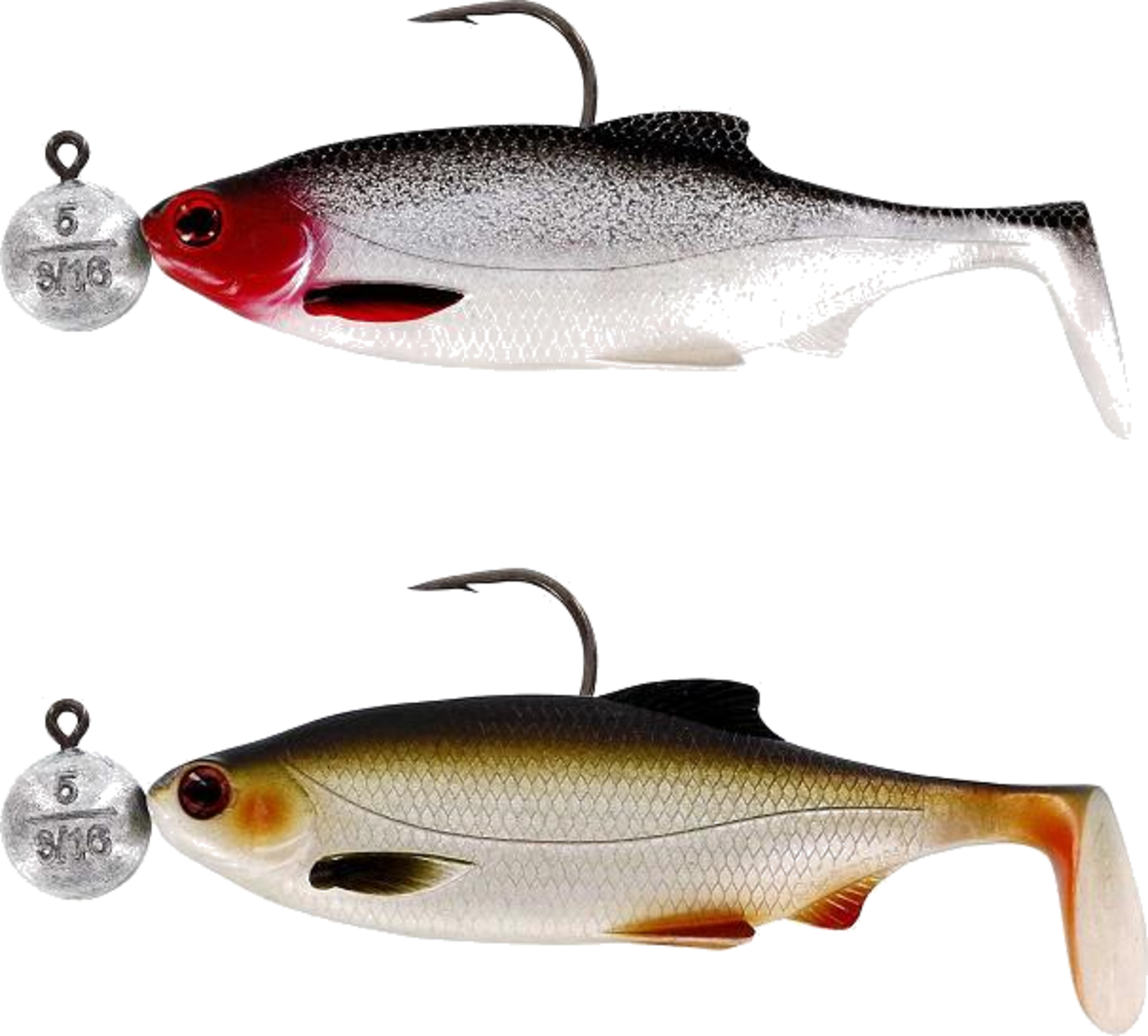 WESTIN, Westin Ricky The Roach 7cm R 'n R 5g #3/0 2pcs Clear Water Mix 4