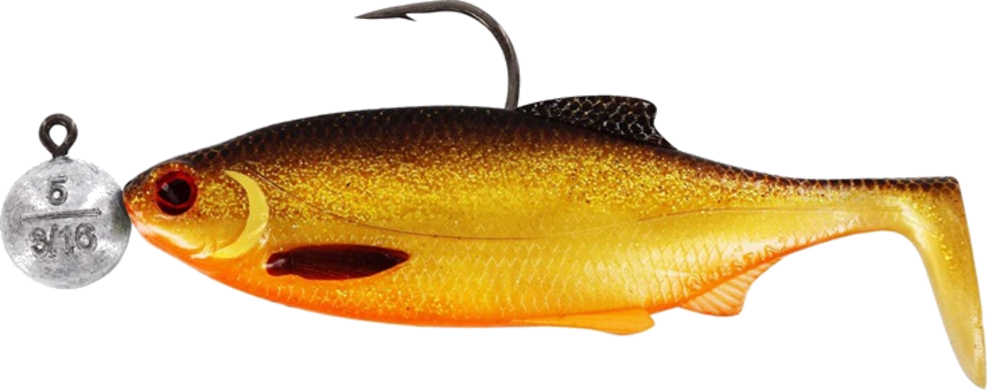 WESTIN, Westin Ricky The Roach 7cm R 'n R 5g #3/0 Gold Rush 1pcs