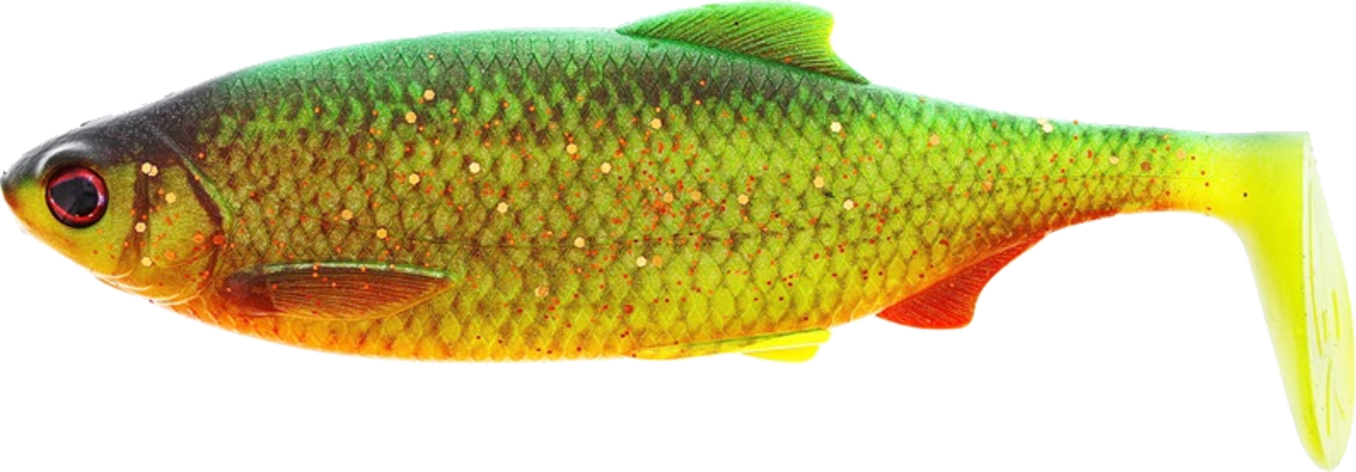WESTIN, Westin Ricky The Roach Shadtail 14cm 42g Firetiger Rudd 1pcs