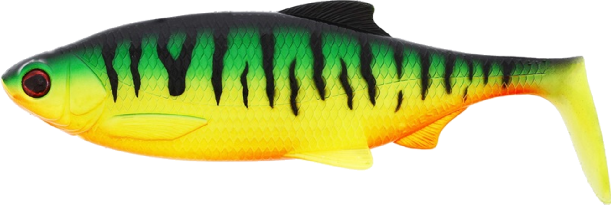 WESTIN, Westin Ricky The Roach Shadtail 14cm 42g Firetiger Rudd 1pcs